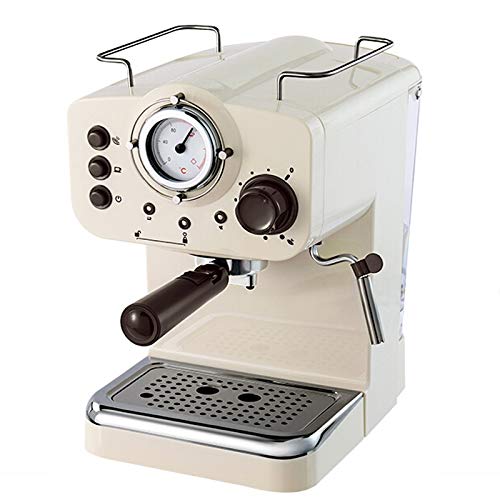 SPNEC PQQWW 15 Bar Espresso Machine Steamer Schiuma di Latte 2 e 1 Maniglie Facile da Usare