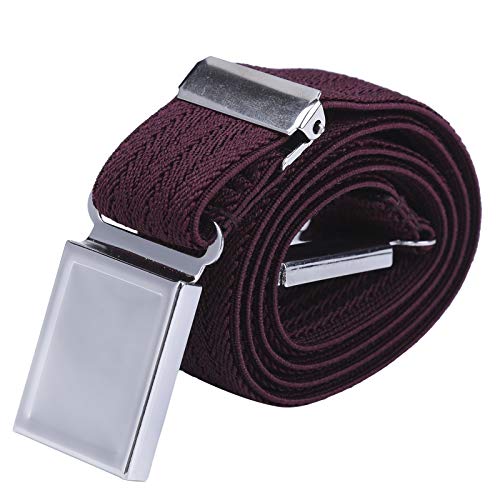WELROG Cintura magnetica elastica per bambini - Ragazzi con cinturini elasticizzati regolabili Ragazze Cinture per bambini di AWAYTR (Vino rosso ondulato)