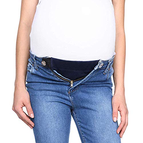 kangyh Extension Cintura Gravidanza Cinghie Elastiche per Pantaloni Belly Belt Fascia allarga Pantaloni Donna