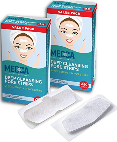 Deep Cleansing Blackhead Pore Strips - Confezione da 96 peel - Off Blackhead Remover e Pore Unclogging Strips per naso e viso, mento, fronte e pelle dall'aspetto più sano