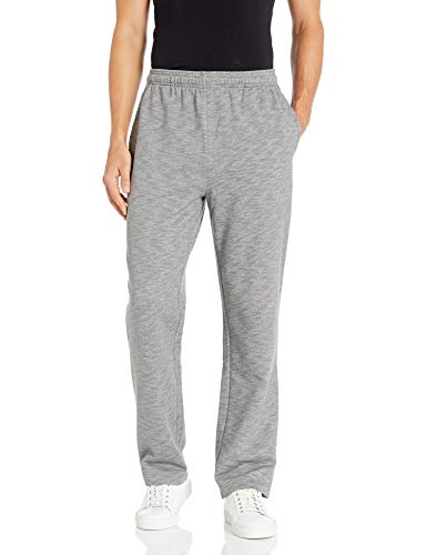Amazon Essentials Fleece Sweatpants Novelty-Pants, Light Grey Space-Dye, US L (EU L)