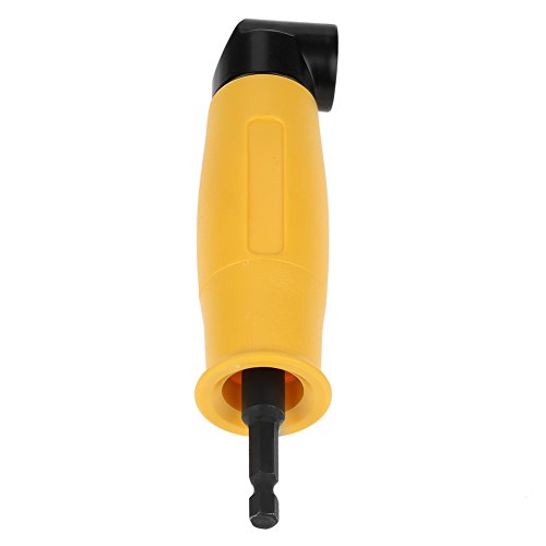 Confezione da 1 pezzo Colore giallo 90 ° Angolo retto Driver Angolo Estensione Cacciavite Potenza Drill Bit Presa Holder Manicotto adattatore