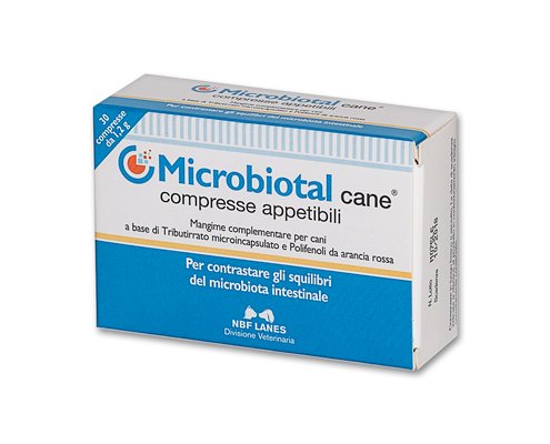 MICROBIOTAL CANE 30 CPR - Contrasta l'alterazione della flora batterica intestinale