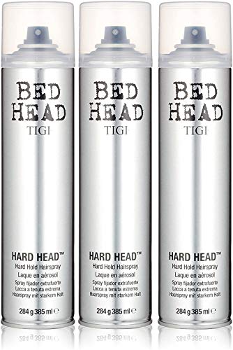 TIGI BEH HEAD Hard Head Hairspray 400ml (3 PEZZI)