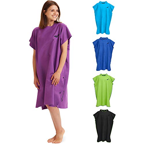 Fit-Flip Asciugamano per Cambiarsi per Donne & Uomini, Compatto e Super Leggero Taglia: M Colore: Viola