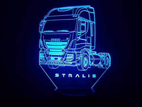 disegno compatibile IVECO STRALIS, lampada da salotto 3D