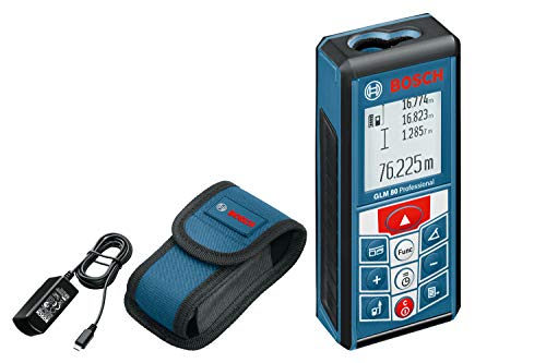 Bosch Professional 0601072300 GLM 80, 18 V, Nero/Blu
