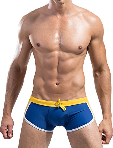 Ateid Costume da Bagno Boxer da Nuoto Uomo Blu Scuro XL