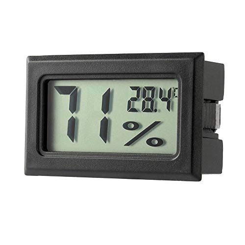 DGdolph Misuratore di Temperatura di umidità del termometro igrometro Digitale LCD Mini Indoor
