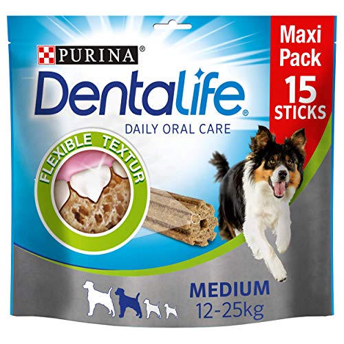 Purina DentaLife - Snack per l'igiene Dentale per Cani di Piccola e Grande Taglia, Riduce la Formazione di tartaro