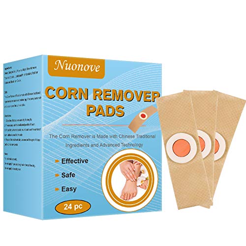 Rimuovi Calli Piedi, Rimozione Verruche, Corn Remover, Rimozione Topica di Calli o Verruche Plantari, Calli e Duroni Cerotto Ritagliabile 24PC