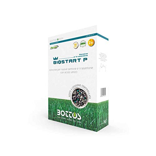 Concime Fertilizzante per Prato Bottos Bio Start 12-20-15- 2 Kg