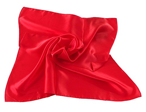 Foulard donna seta rosso, di Pietro Baldini, Foulard Bandana rosso 100% seta, Foulard donna elegante seta, foulard donna rosso