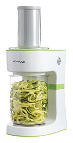 Kenwood Spiralizer FGP203WG, Spiralizzatore per verdura, 70 W, Bianco/Verde