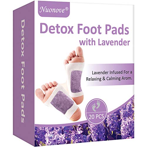 Cerotti Detox Piedi, Detox per Piedi, Patch per il Piede, Detox dei Piedi Lavanda, Anti Stress, Accellera Metabolismo, Migliorano la Circolazione, Migliorare la Qualità del Sonno, 20 pc