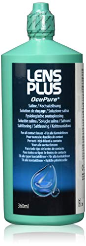 Amo, Lens Plus OcuPure, soluzione per la pulizia delle lenti a contatto, 3 confezioni da 360 ml (etichetta in lingua italiana non garantita)