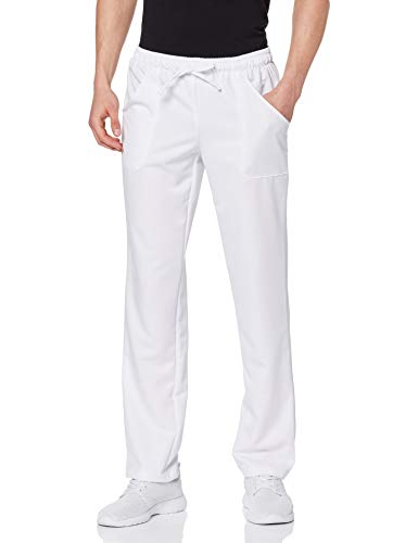 Isacco Pantalone con elastico Bianco, Bianco, M, 100% Cotone, 190 gr/m²