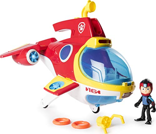 PAW PATROL Sub Patroller, Veicolo trasformabile da Sottomarino a Elicottero, 6040054, Multicolore