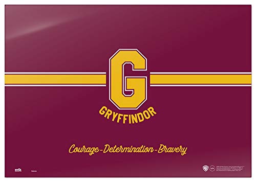 Erik® - Sottomano Mulitifunzione Harry Potter Gryffindor, ideale come sottomano scrivania o tovaglietta colazione, 49,5x34,5 cm