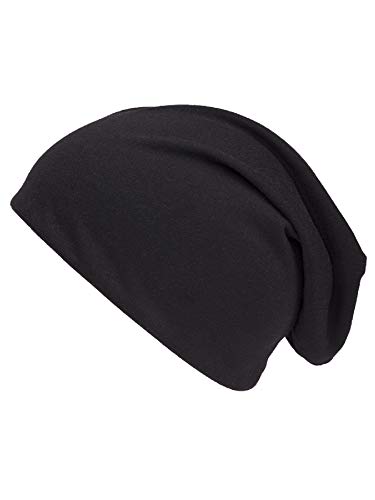 shenky - Cappello per soggetti con Perdita di Capelli o in Terapia - Nero XXL