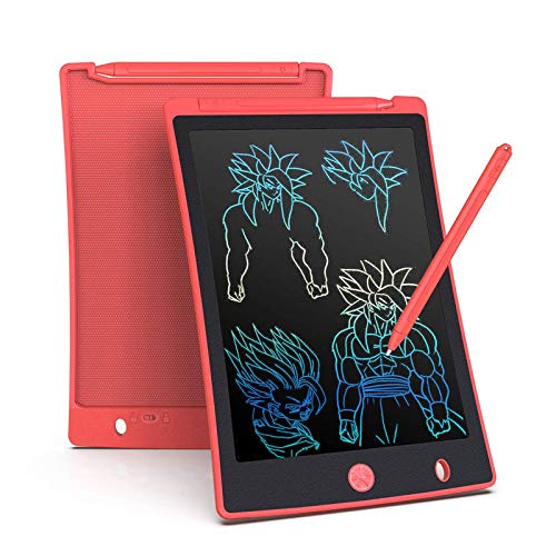 Arolun Tavoletta Grafica LCD Scrittura 8.5 Pollici, Display Colorato, Blocco Note Elettronico per Bambini e Adulti (Rosso)