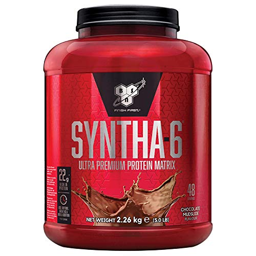 BSN Syntha 6 Proteine Whey in Polvere, Cioccolato, 2.26 kg, 48 Porzioni