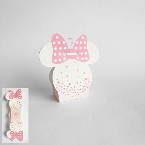 Bomboniera Scatola per Confetti Minnie Disney Rosa Set 20 pz Art 68068