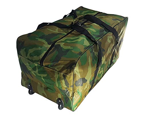 Borsa da viaggio sportiva valigia trolley grande da 140L con ruote. Taglia XXL