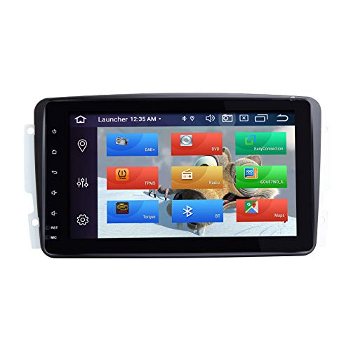 ZLTOOPAI Lettore multimediale per auto per Mercedes Benz W209 W203 W168 W163 W463 Viano W639 Vito Vaneo Android 10 Octa Core 4G RAM 64G ROM 8” IPS Double Din Autoradio Audio Stereo Navigazione GPS