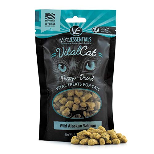 Vital Essentials Vital Cat Freeze-Dried Alaskan Salmon Treats for Cats 1.1 ounce
