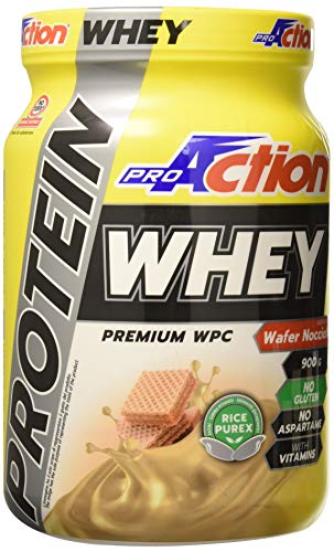 ProAction Protein Whey (Wafer Nocciola) - Barattolo da 900 g