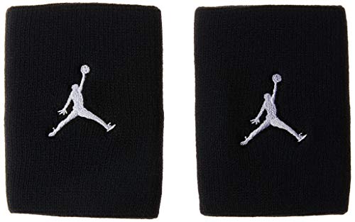 Nike Jordan Jumpman, Armbinden Unisex Adulto, Black/White, One Size