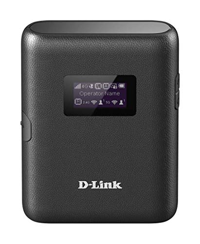 D-Link DWR-933 Hotspot Wi-Fi Cat 6 4G/LTE-Avanzato, 300 Mbps, portatile, alimentato a batteria fino a 14 ore, wireless AC1200 dual-band, sbloccato