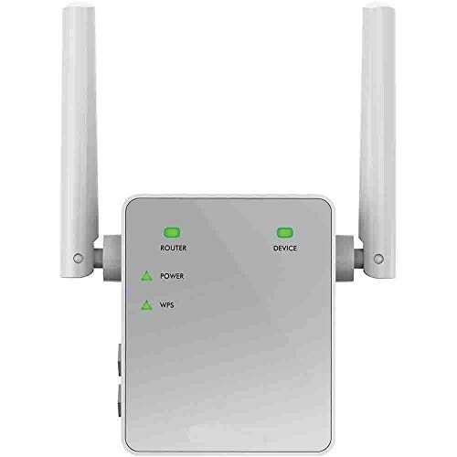Netgear EX3700-100PES Ripetitore Wifi 750 Mbps, Wifi Extender e Access Point Dual Band, Porta Lan, Amplificatore Wifi Compatibile con Modem Fibra e Adsl, Argento
