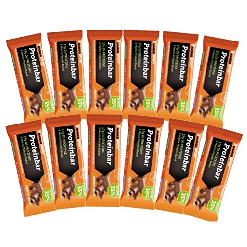 [SPED.EXPRESS FREE] 12x NAMEDSPORT PROTEINBAR 50g (CACAO) + OMAGGIO - NT INTEGRATORI