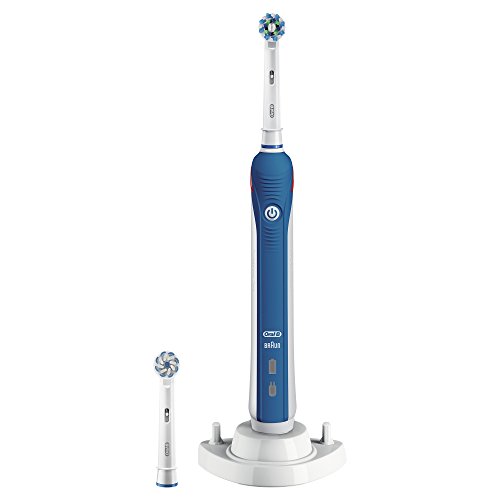 Oral-B PRO 2 2700 CrossAction Adulto, Blu, Acciaio