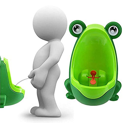 Lorcoo – Urinoir enfant, Urinoir pour garçon en forme de grenouille pour bébé, apprentissage pour uriner