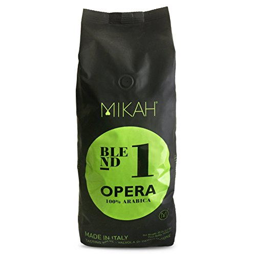 Espresso OPERA N.1 100% ARABICA Selezione privata - Miscela di Caffè Tostato in Grani MIKAH® - Confezione da 1 Kg