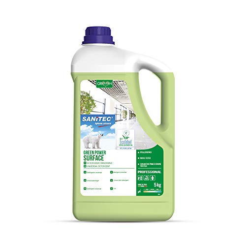 Sanitec Green Power 3105 Pavimenti, Detergente Concentrato, Ecologico, 5 kg