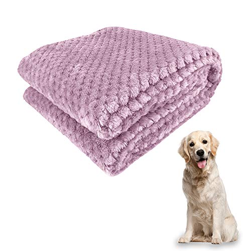 Xnuoyo Coperta Cane Coperta Per Animale Coperta Gatto Coperta In Peluche A Doppio Strato Calda, Morbida E Confortevole, Adatta Per Gatti E Cani Di Taglia Grande Media(Pasta di fagioli rossi, 100*70CM)