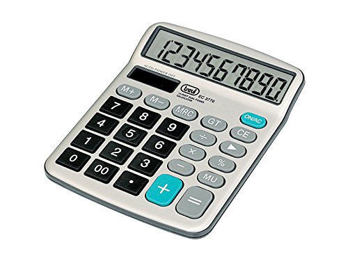Trevi EC 3770 Calcolatrice Elettronica con Tastiera e Display di Grandi Dimensioni, Calcolo Base, Calcolo Percentuale, Memorie