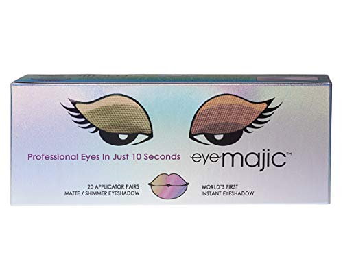 Eye Majic - ombretto istantaneo - make up professionale applicabile in 10 sec - 20 paia, 4 colori - Illuminate
