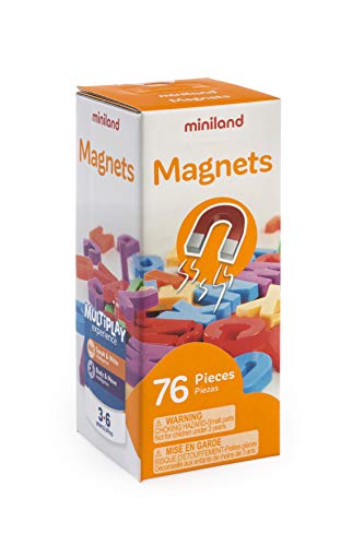 Miniland Lettere magnetiche 45312, Multicolore, 1