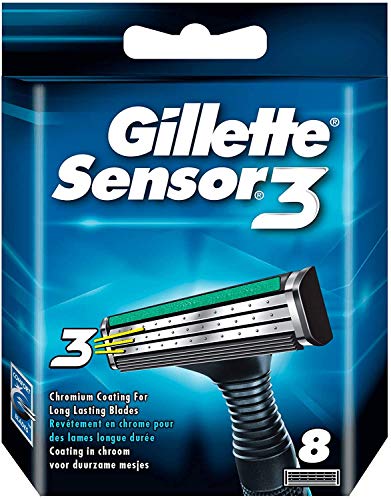 Gillette Sensor Excel Lamette di Ricambio Uomo, 10 Ricariche