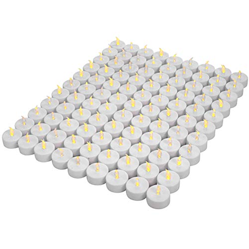 Candele a LED, portò candele flickering flameless candele，100 Ore Lunga Durata della Batteria, per Decorazione di Casa Camera Natale Partito Matrimoni Compleanno 100pcs