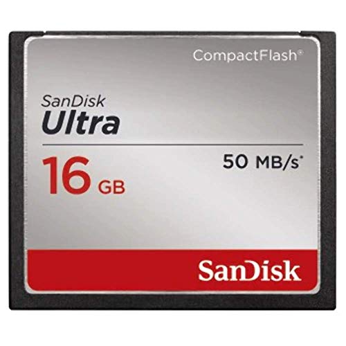 SanDisk Ultra CompactFlash Scheda di Memoria 16 GB, 50 MB/s