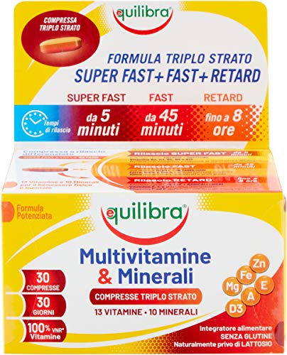 Equilibra Multivitamine & Minerali 30 Cpr Triplo Strato - 70 Gr