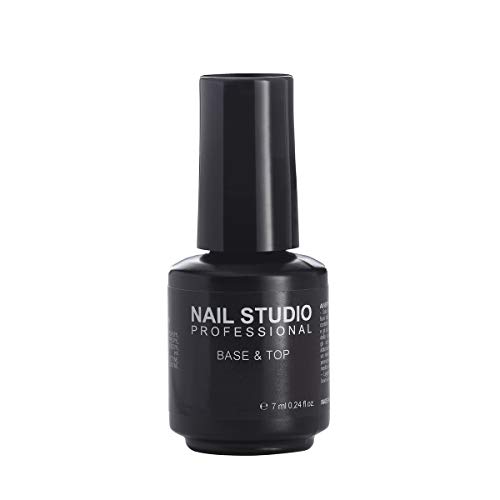 Nail Studio - Smalto per Unghie Base & Top Coat Gel Semipermanente Mani e Piedi- Finitura della Manicure Unghie per Garantire Durata dello Smalto
