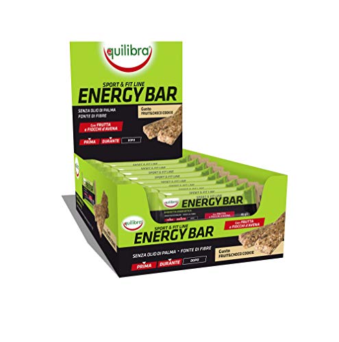 Equilibra Energy Bar Fruit & Choco Cookie - 24 Bar - 1160 g