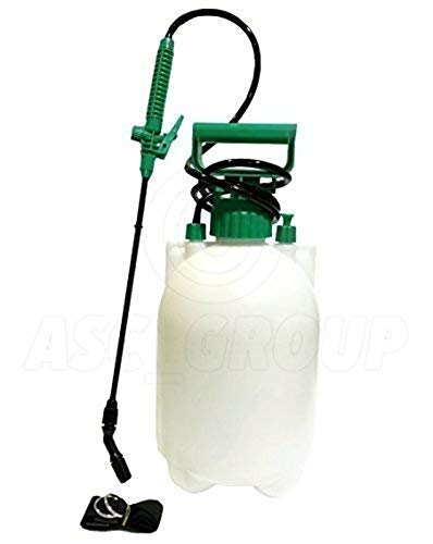 Nebulizzatore a pressione da 5 litri, con cinghia tracolla, grilletto e pompa, ideale per nebulizzare diserbante, acqua, pesticidi, e altri liquidi